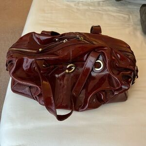 Francesco Biasia Burgundy handbag